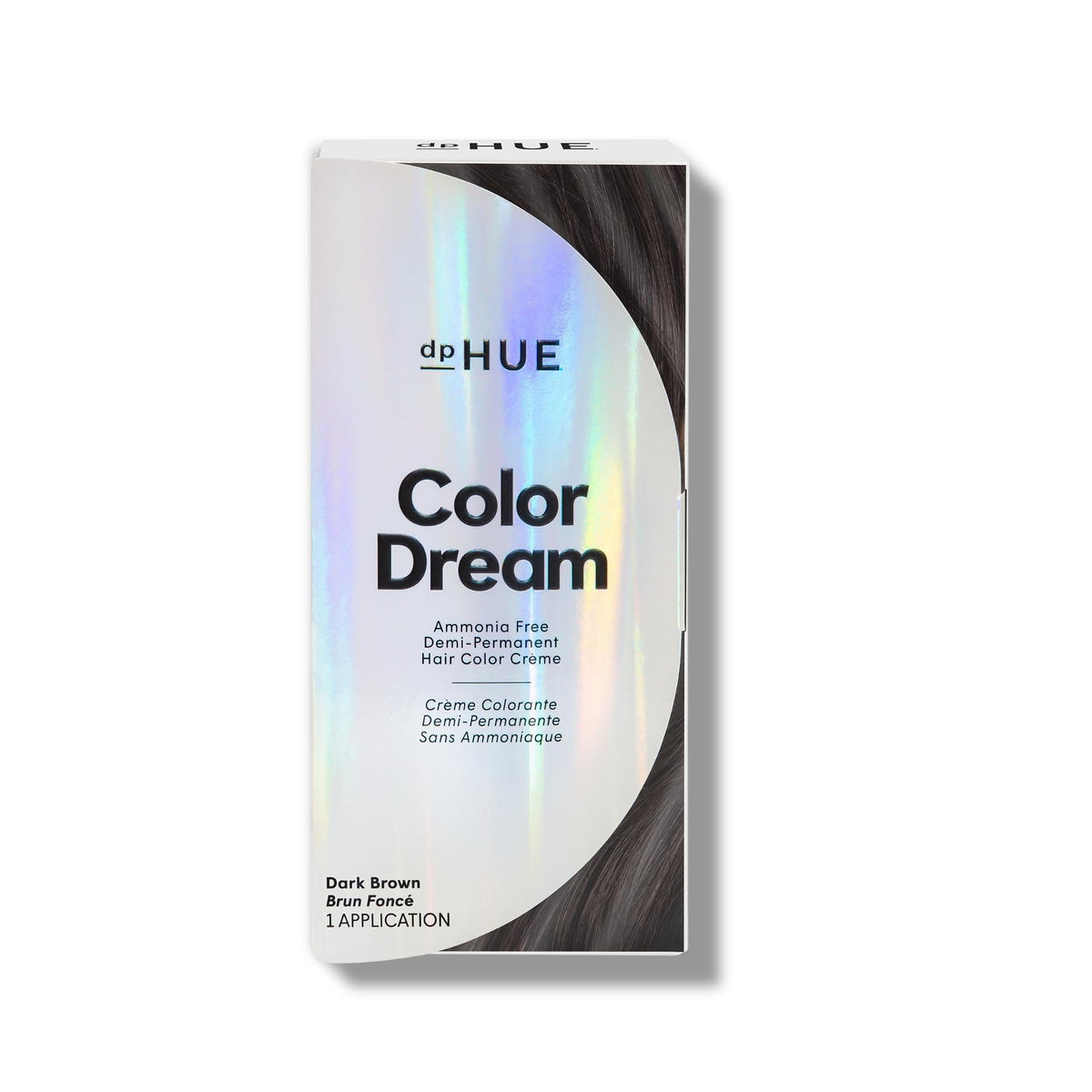 dpHUE Color Dream brun foncé – bouteille prête pour une application douce et pratique