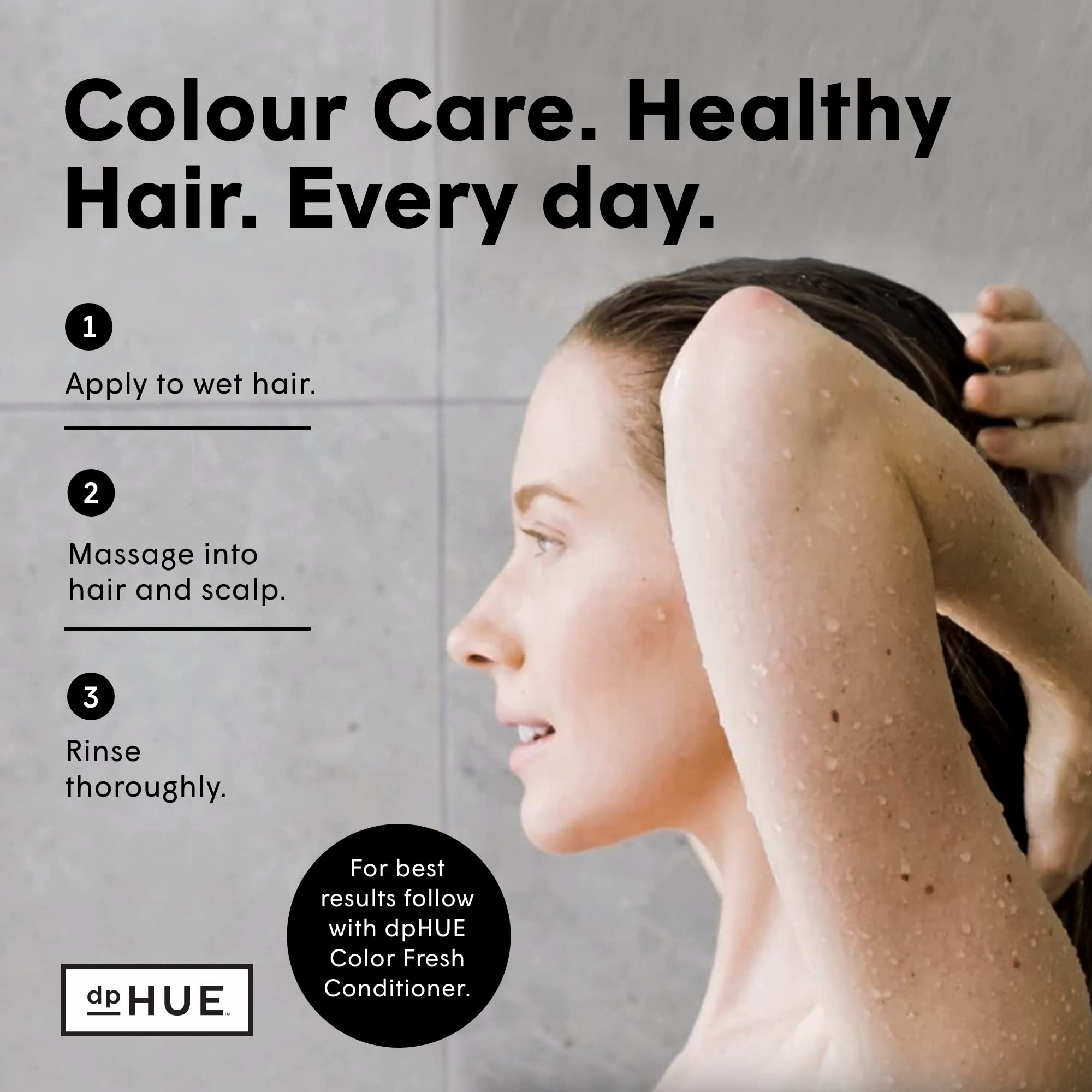 dpHUE Color Fresh Shampoo texture-cremeuse pour un lavage délicat