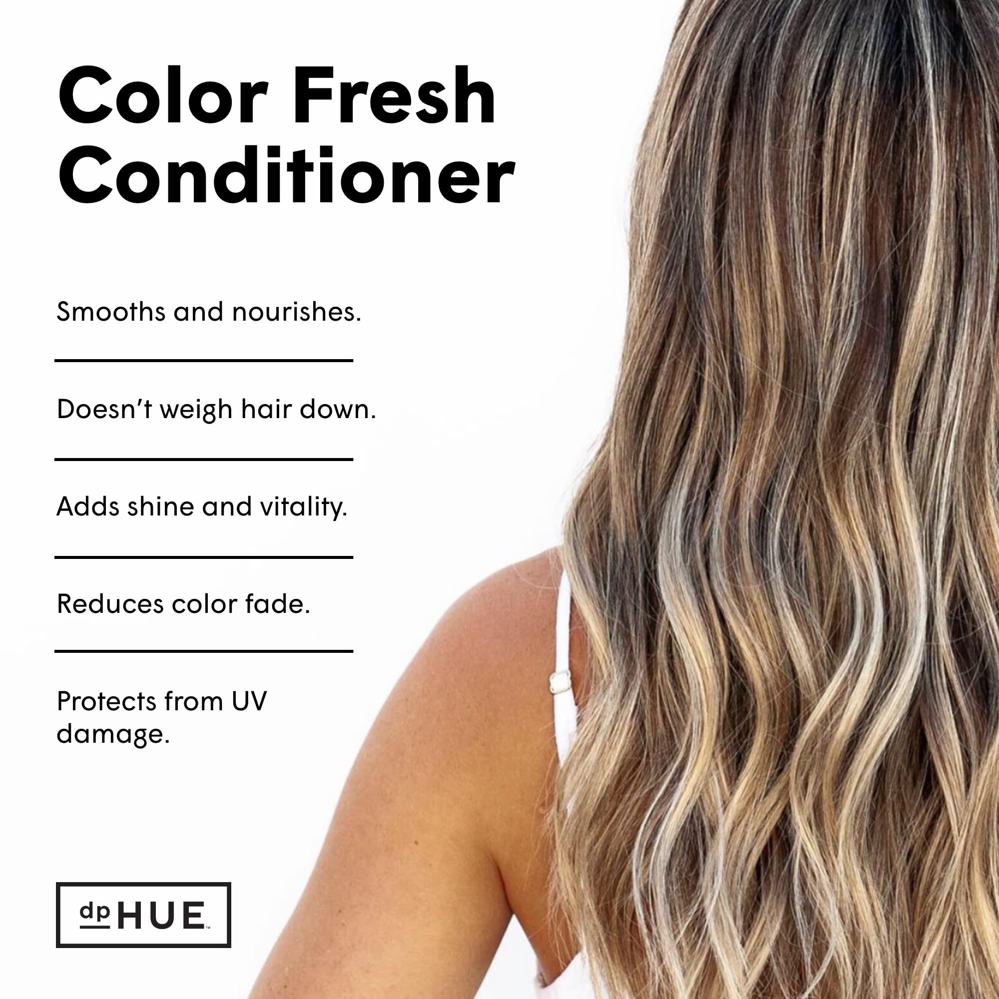 dpHUE Conditionneur Kumquat — flacon et extrait nourrissant pour les couleurs.