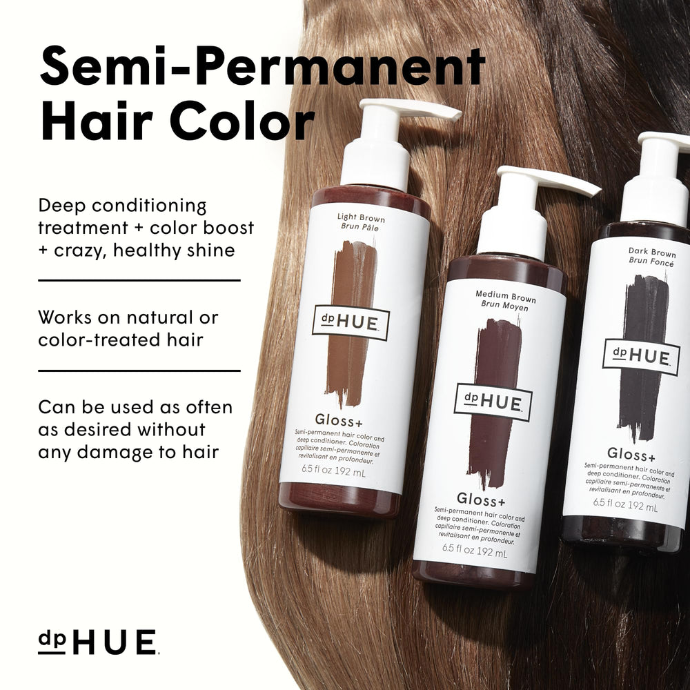 dpHUE Gloss+ Application sur cheveux propres et humides