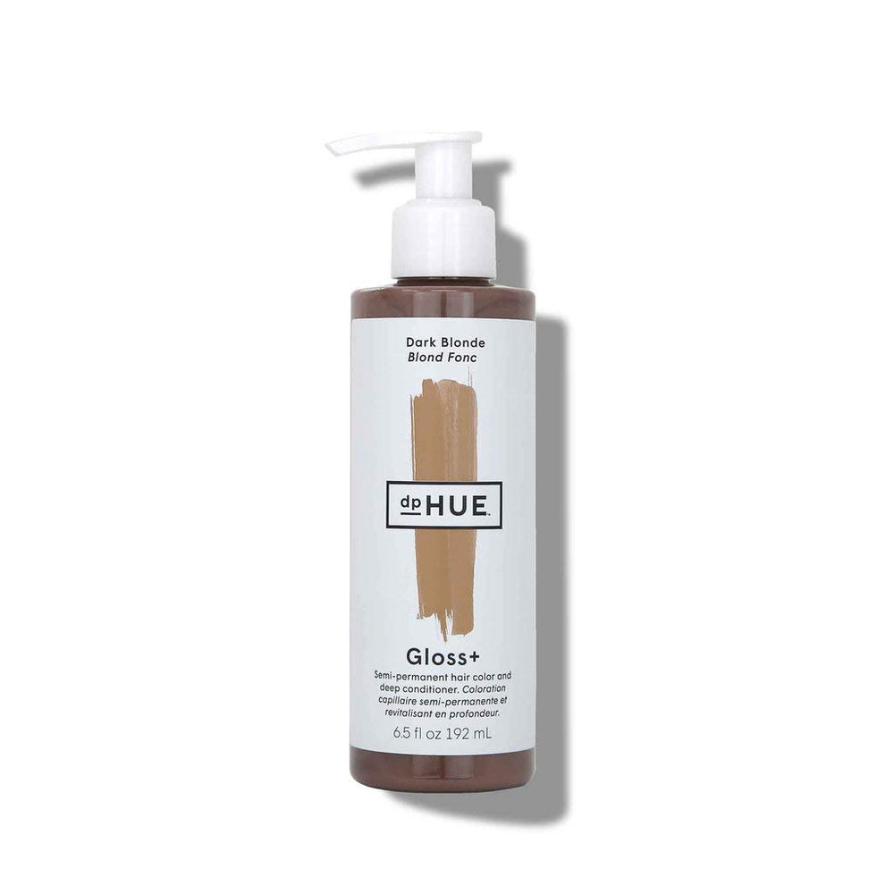 dpHUE Gloss+ Blond Foncé en bouteille, éclat et couleur temporaires sans dégâts.