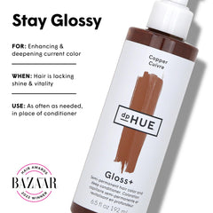 dpHUE Gloss+ Copper : application rapide ravive les tons rouges et cuivrés.