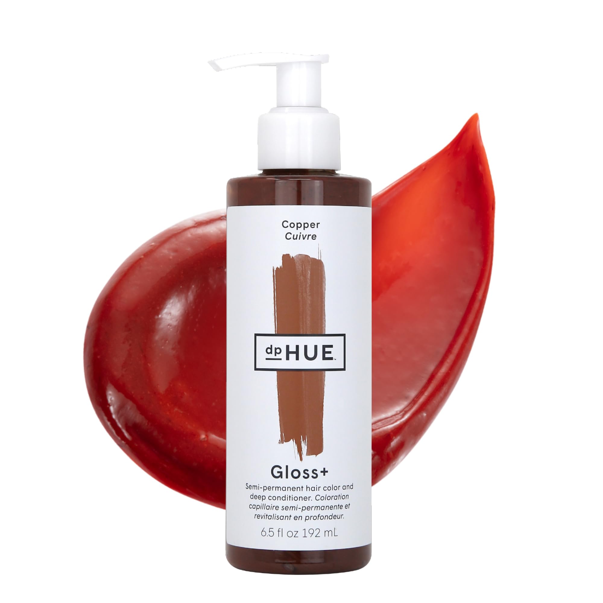 dpHUE Gloss+ Copper : bouteille prête à l’emploi pour une couleur cuivre lumineuse et hydratée.
