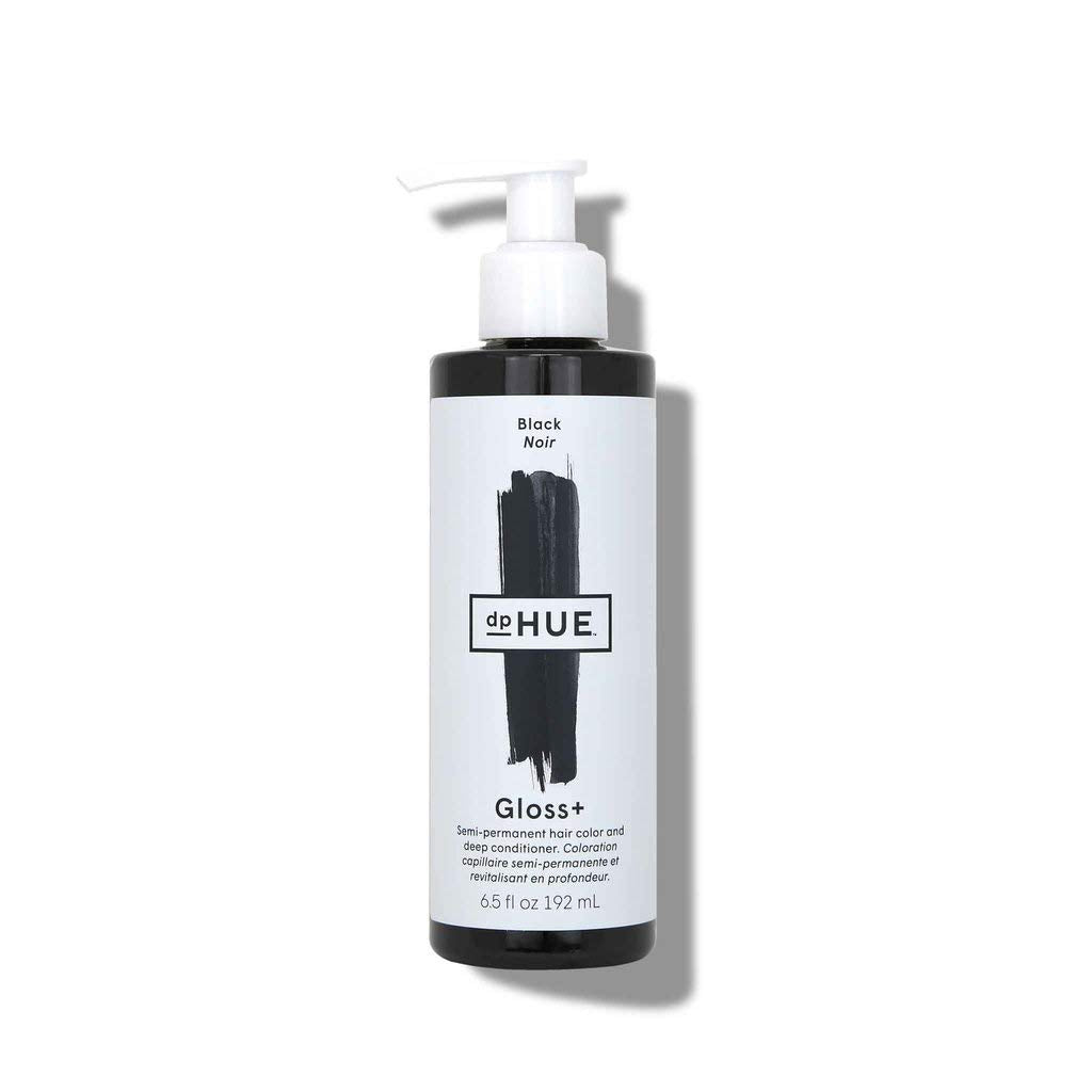 dpHUE Gloss+ Noir – flacon noir et couleur profonde pour un éclat temporaire