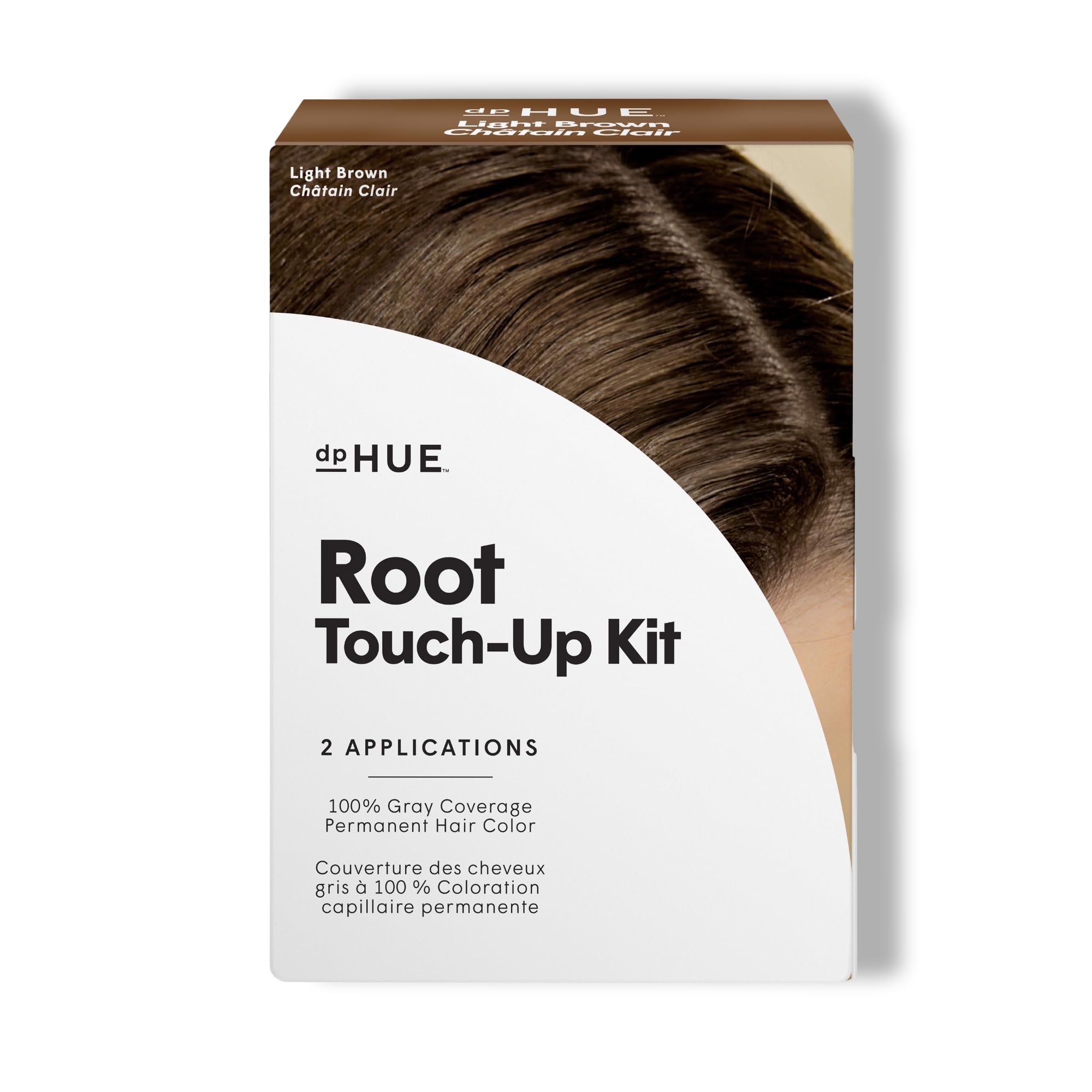dpHUE kit-retouche-racine couleur crème pour couvrir les racines gris