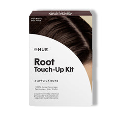 dpHUE Root Touch-Up Kit brun foncé : application pratique pour couvrir les racines.