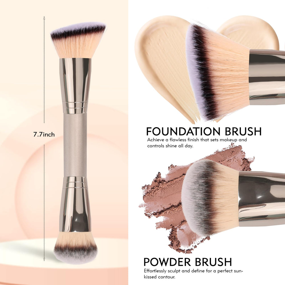 Poils synthétiques denses et doux pour une utilisation durable.
