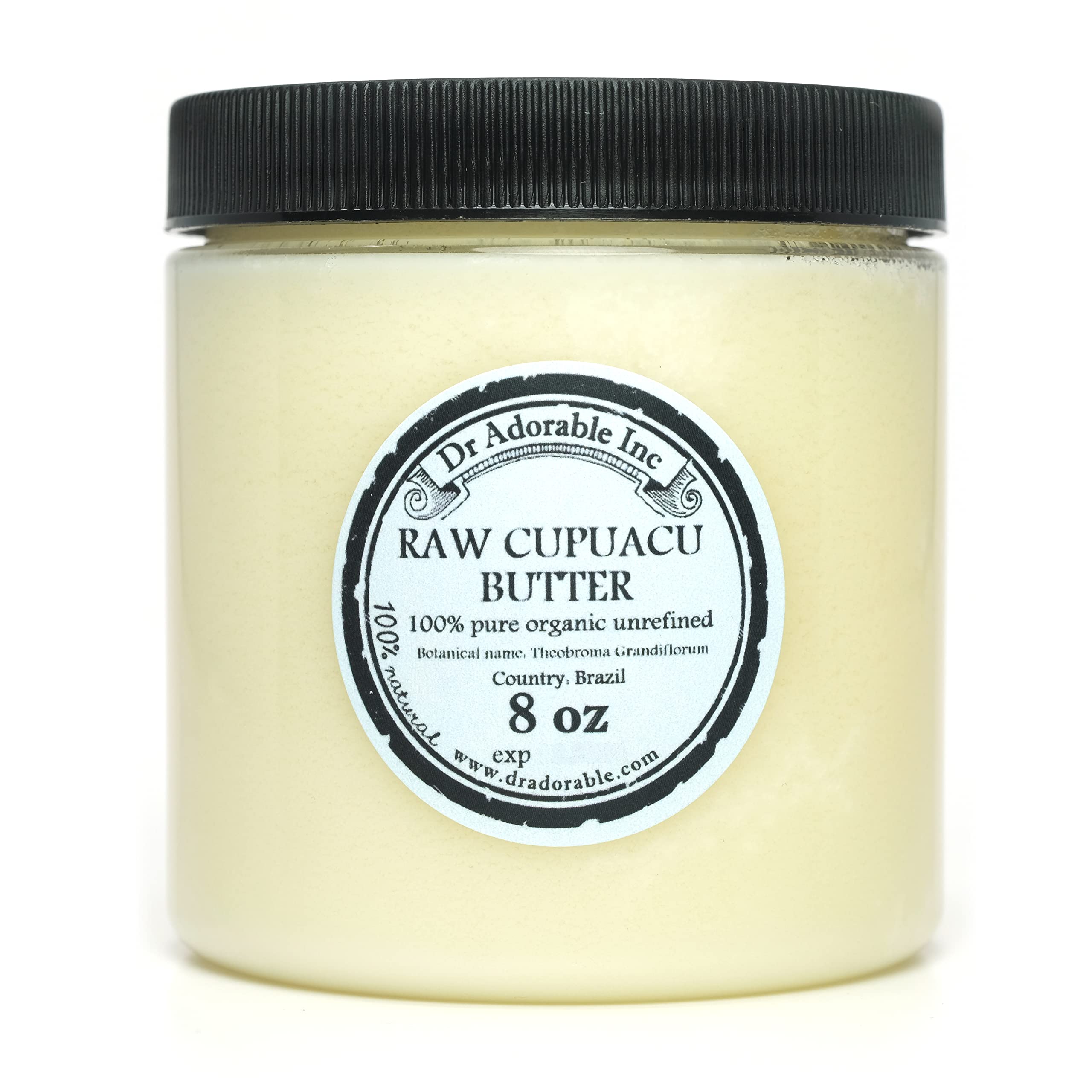 Beurre Cupuacu Dr Adorable en bocal pour hydratation durable