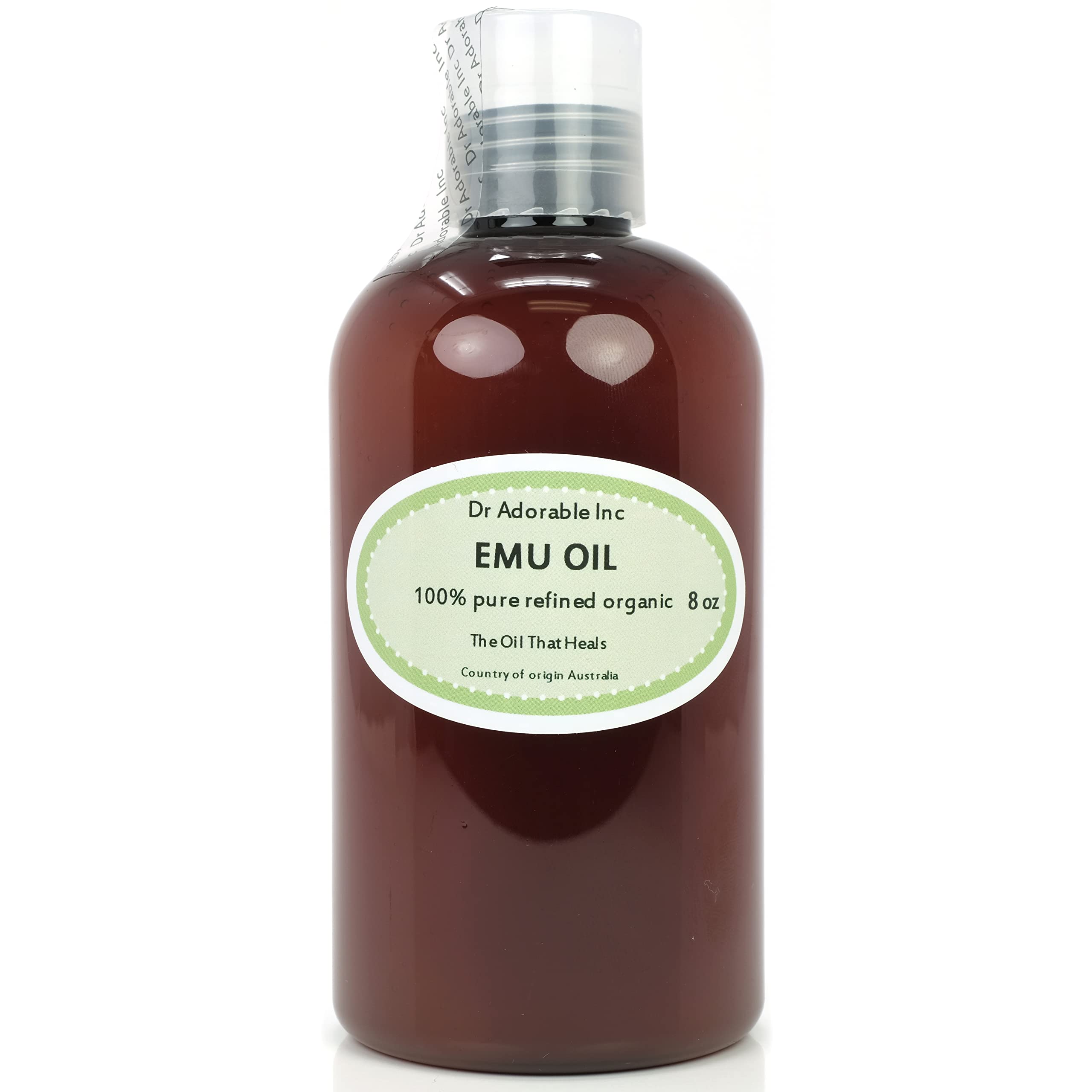 Dr Adorable huile d’Emu australienne bouteille 8oz pour soin quotidien de la peau