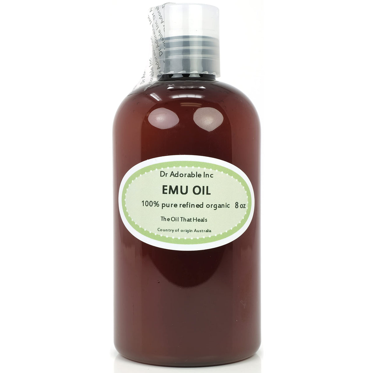 Dr Adorable huile d’Emu australienne bouteille 8oz pour soin quotidien de la peau