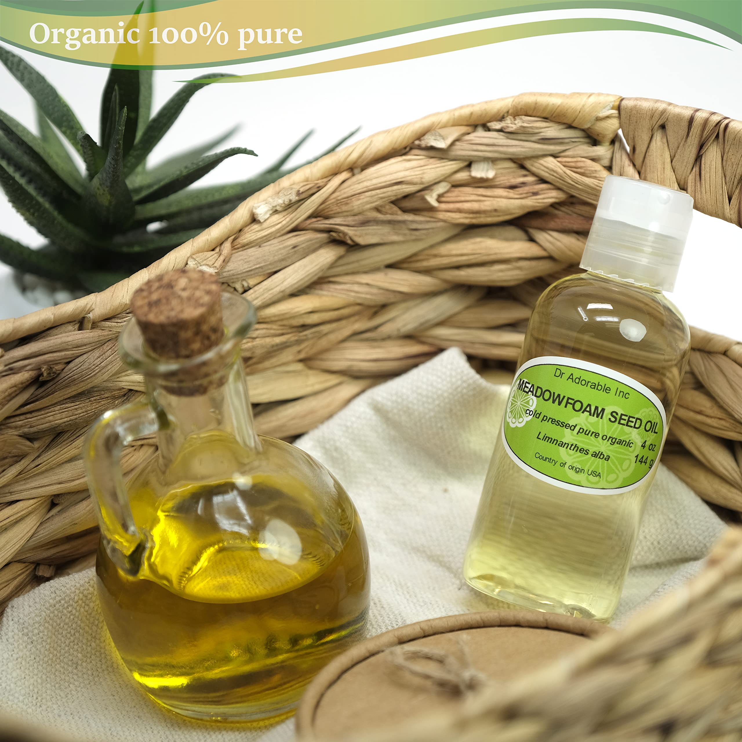 Dr Adorable huile Meadowfoam - application visage douce et efficace.