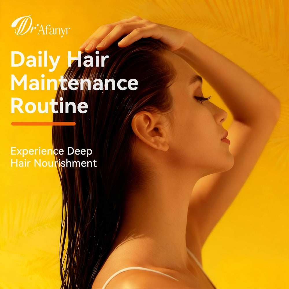 DR.Afanyr Batana Masque-cheveux, texture onctueuse qui nourrit les longueurs.
