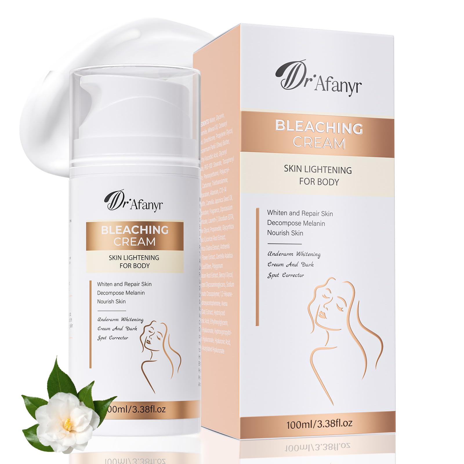 DR.Afanyr crème éclaircissante 100 ml — flacon pratique pour usage quotidien