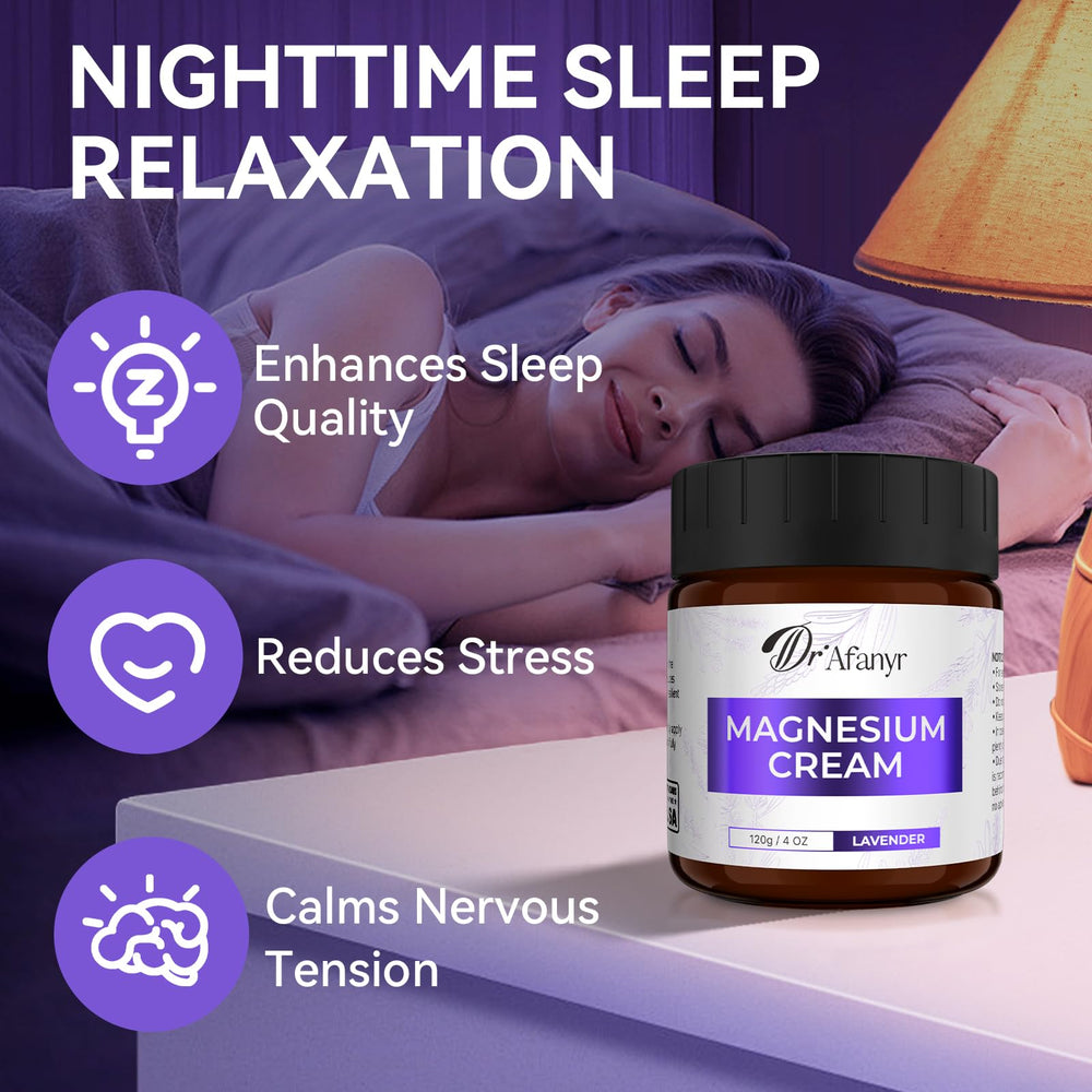 DR.Afanyr Lotion Magnesium Relaxation Muscles — soulage les tensions et aide à la récupération.