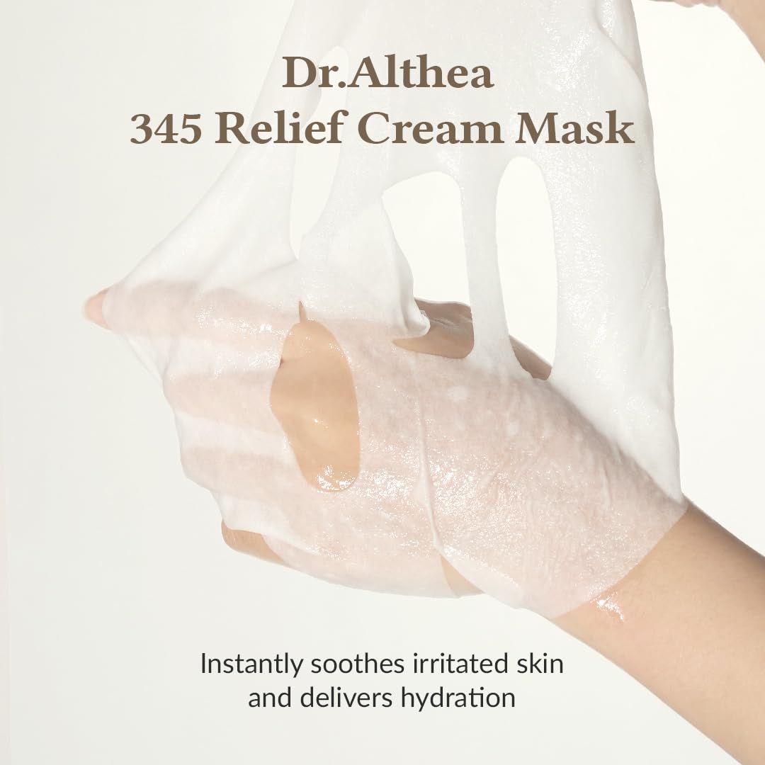 Dr.Althea 345 Relief Cream Mask — masque posé sur le visage pour hydratation