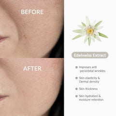 Application de la crème Dr.Althea sur la peau pour lisser et hydrater.