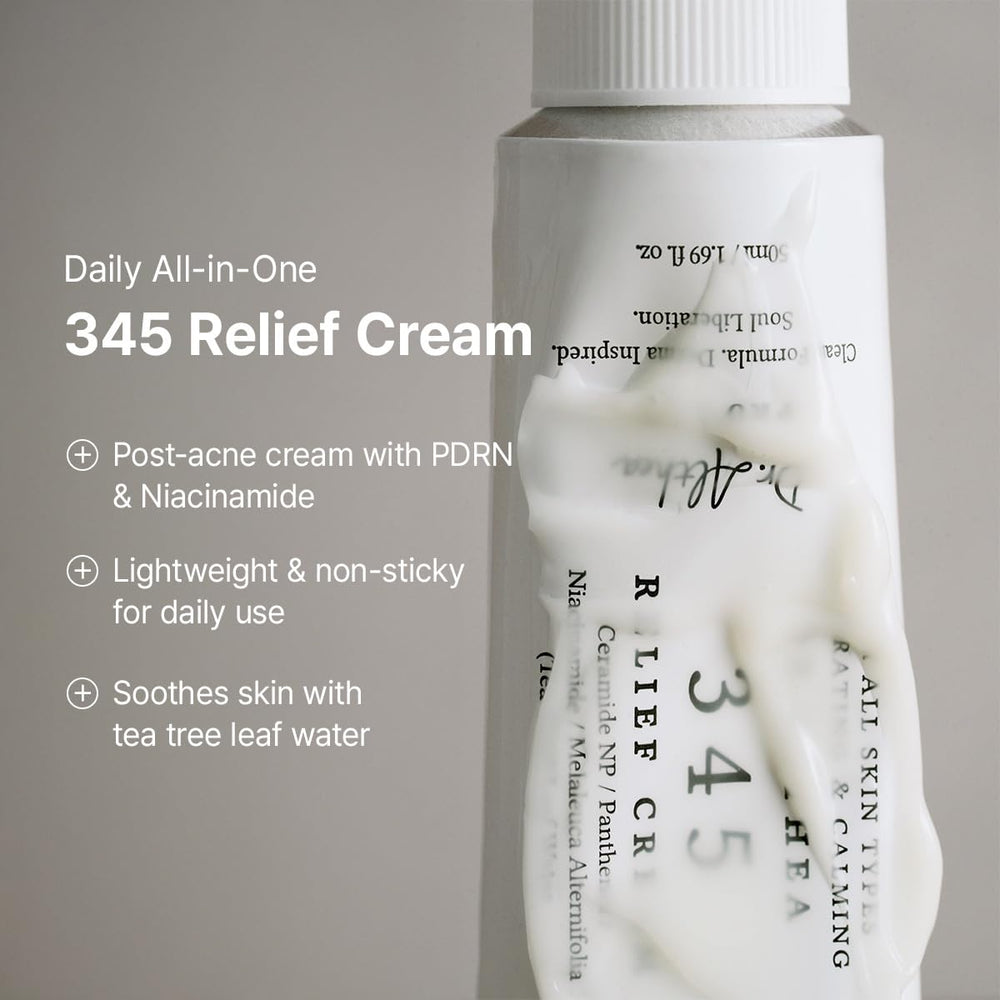 Dr.Althea Crème Relief 345 – Niacinamide et Ceramide pour hydratation et protection.