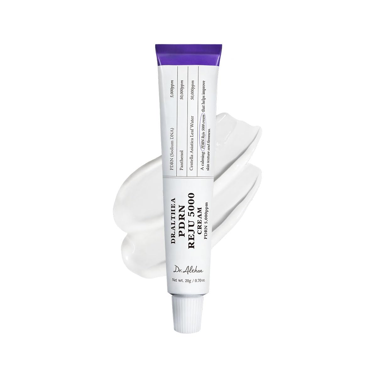 Dr.Althea PDRN Reju 5000 Crème – emballage pratique pour une routine apaisante.