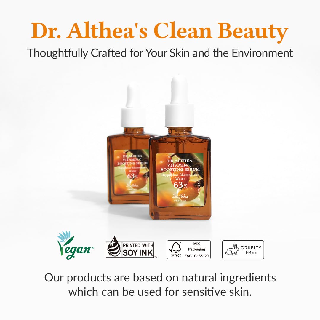 Dr.Althea Vitamine C Serum: idéal pour routine soin rapide matin et soir.