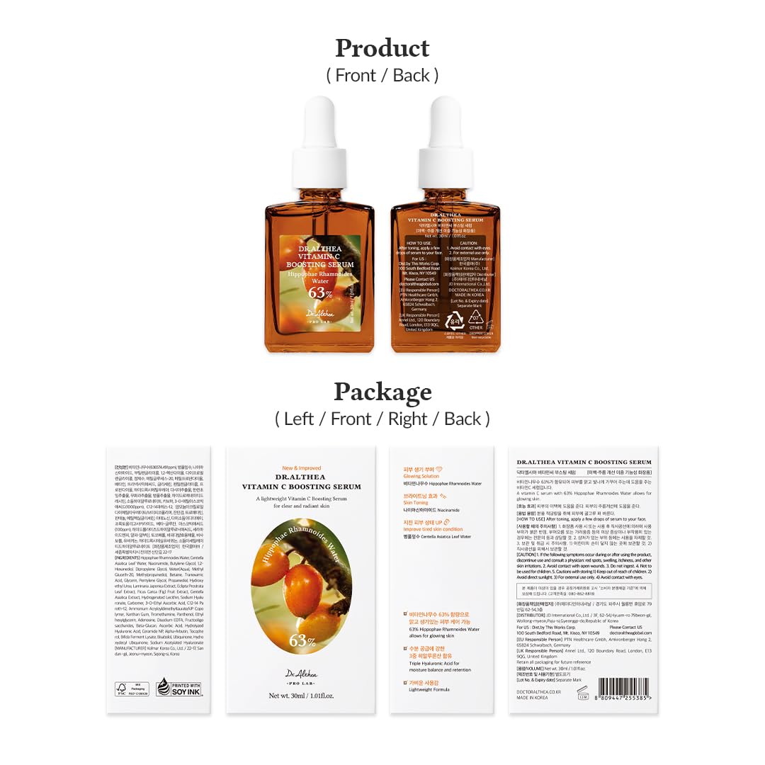 Dr.Althea Vitamine C Serum: rituel quotidien facile et agréable.