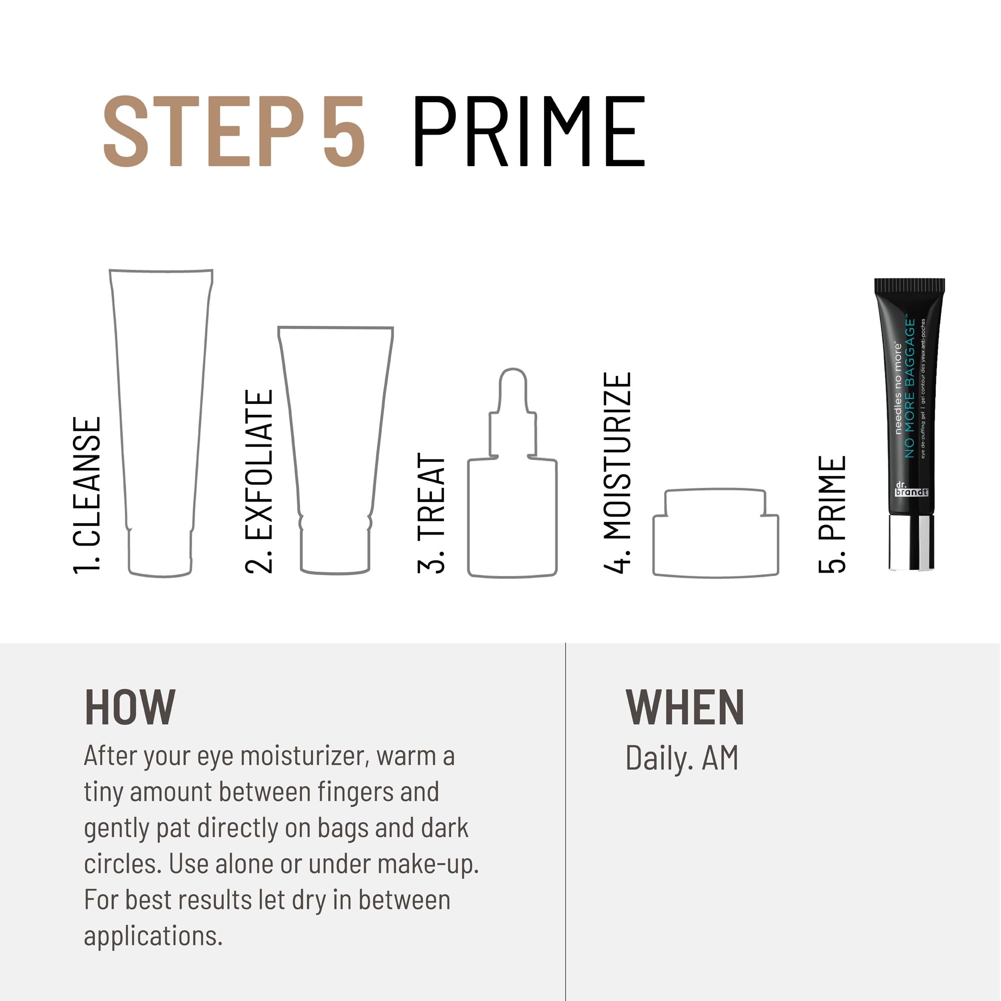 Dr Brandt Needles No More – Application sans effort sur zone sèche.