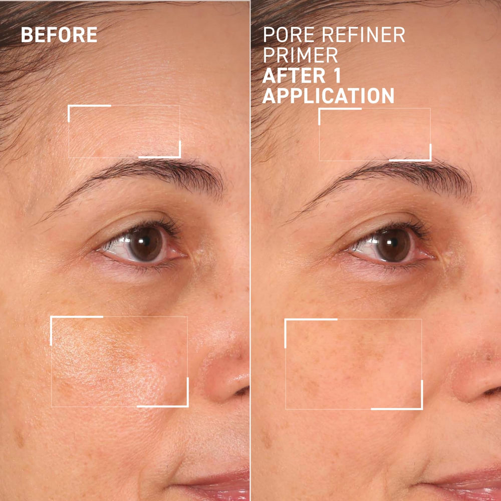 Dr. Brandt Skincare Pores No More : utilisation simple sous maquillage.