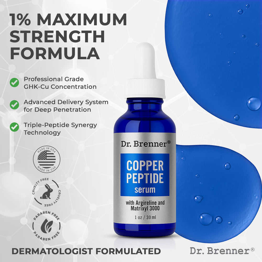 Routine quotidienne simplifiée avec le sérum cuivre Dr. Brenner.