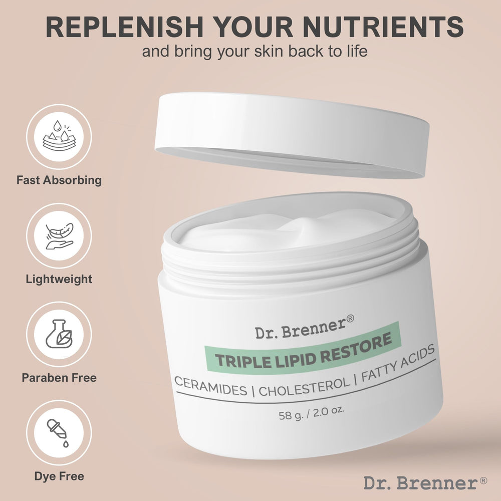 Dr. Brenner Triple Lipid Restore bouteille 2oz, soin quotidien