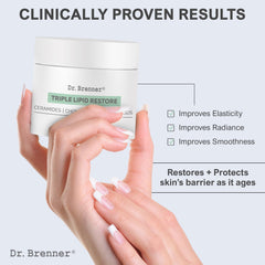 Dr. Brenner Triple Lipid Restore application crème visage, peau lisse