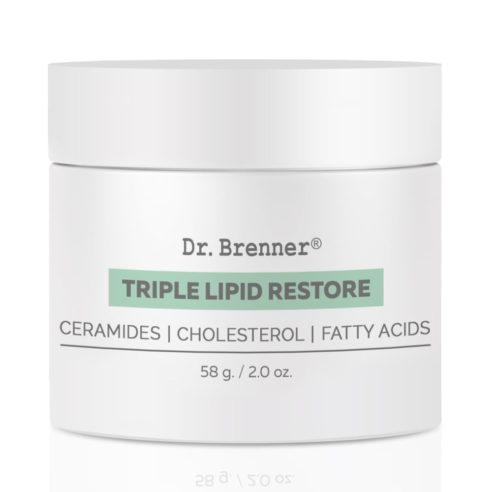 Dr. Brenner Triple Lipid Restore photo emballage crème visage, hydratation et équilibre cutané