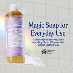 Dr. Bronner’s Lavande – mousse riche idéale pour la douche et le bain