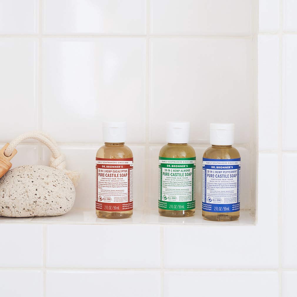 Dr. Bronner's Pure-Castile Amande – mousse douce lavage corporel agréable.