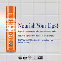 Dr. Bronner’s Baume à lèvres: ingrédients naturels et emballage écoresponsable