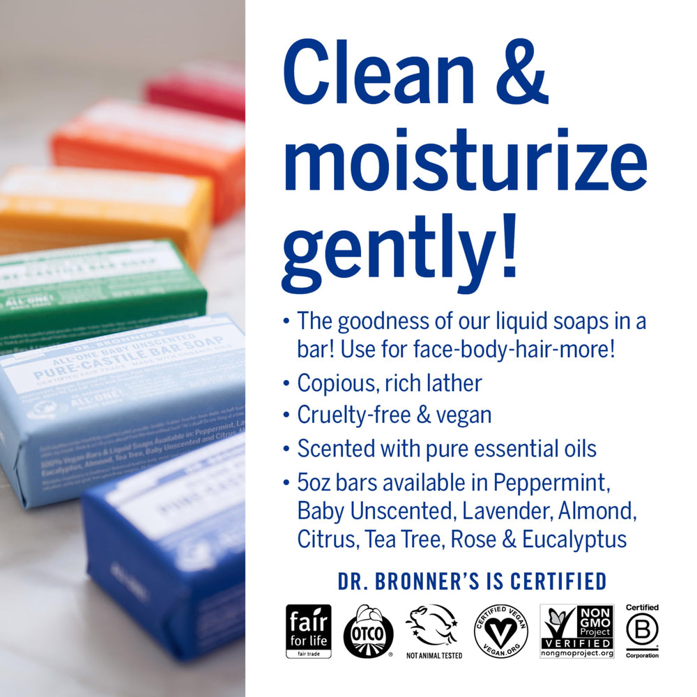 Emballage en papier recyclé utilisé par Dr. Bronner's après consommation.