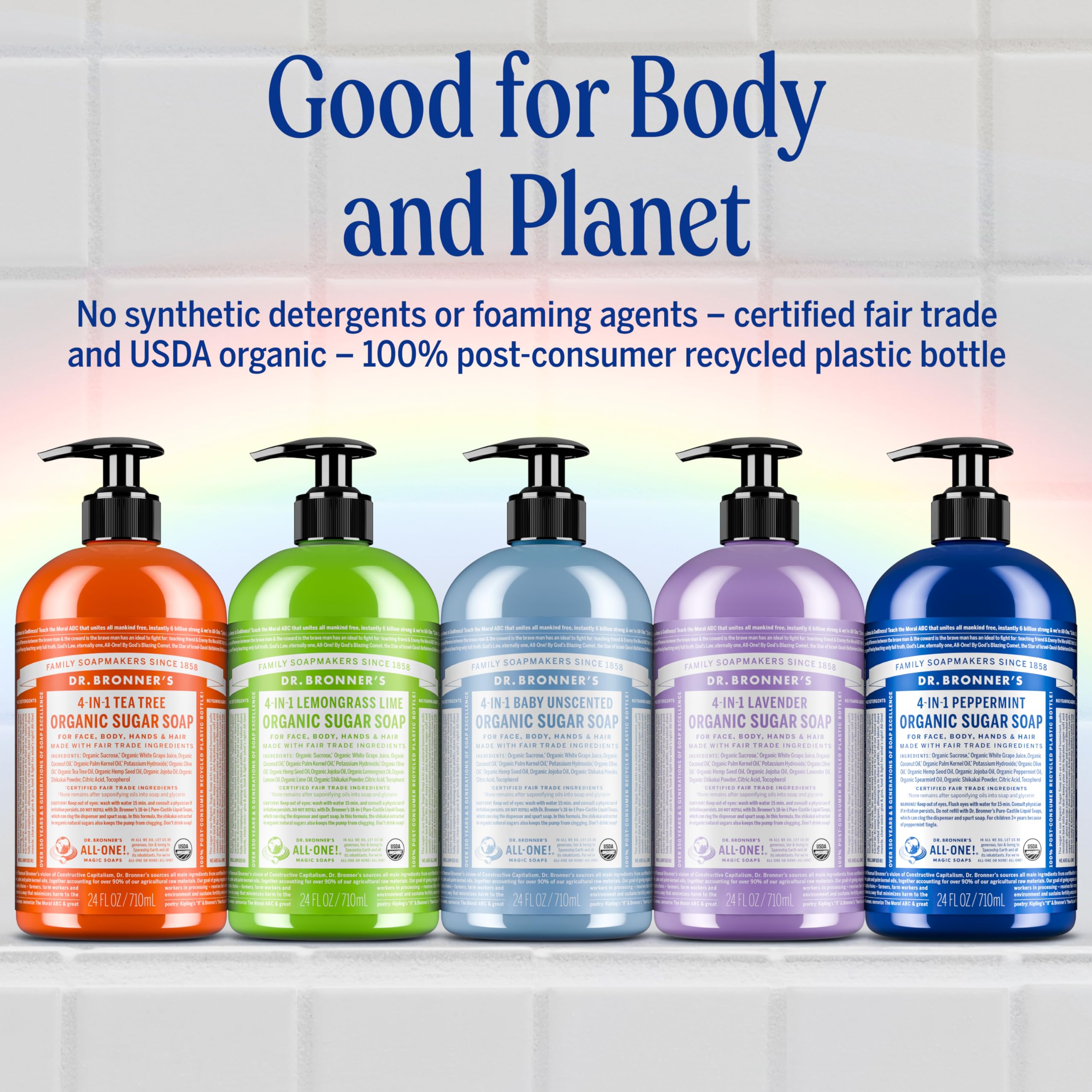 Emballage en plastique recyclé après consommation respecte l’environnement.