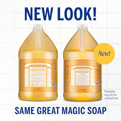 Mousse riche de Dr. Bronner's Castile Citrus sur la peau, douceur et propreté.