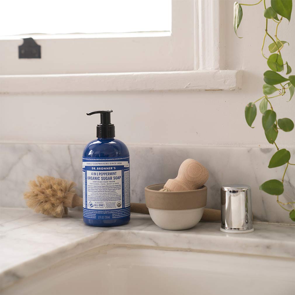 Dr. Bronner's Mousse crèmeuse avec huiles biologiques – nettoyage en douceur