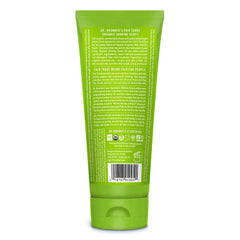 Mousse de rasage bio citronnelle Dr. Bronner's, texture crémeuse.