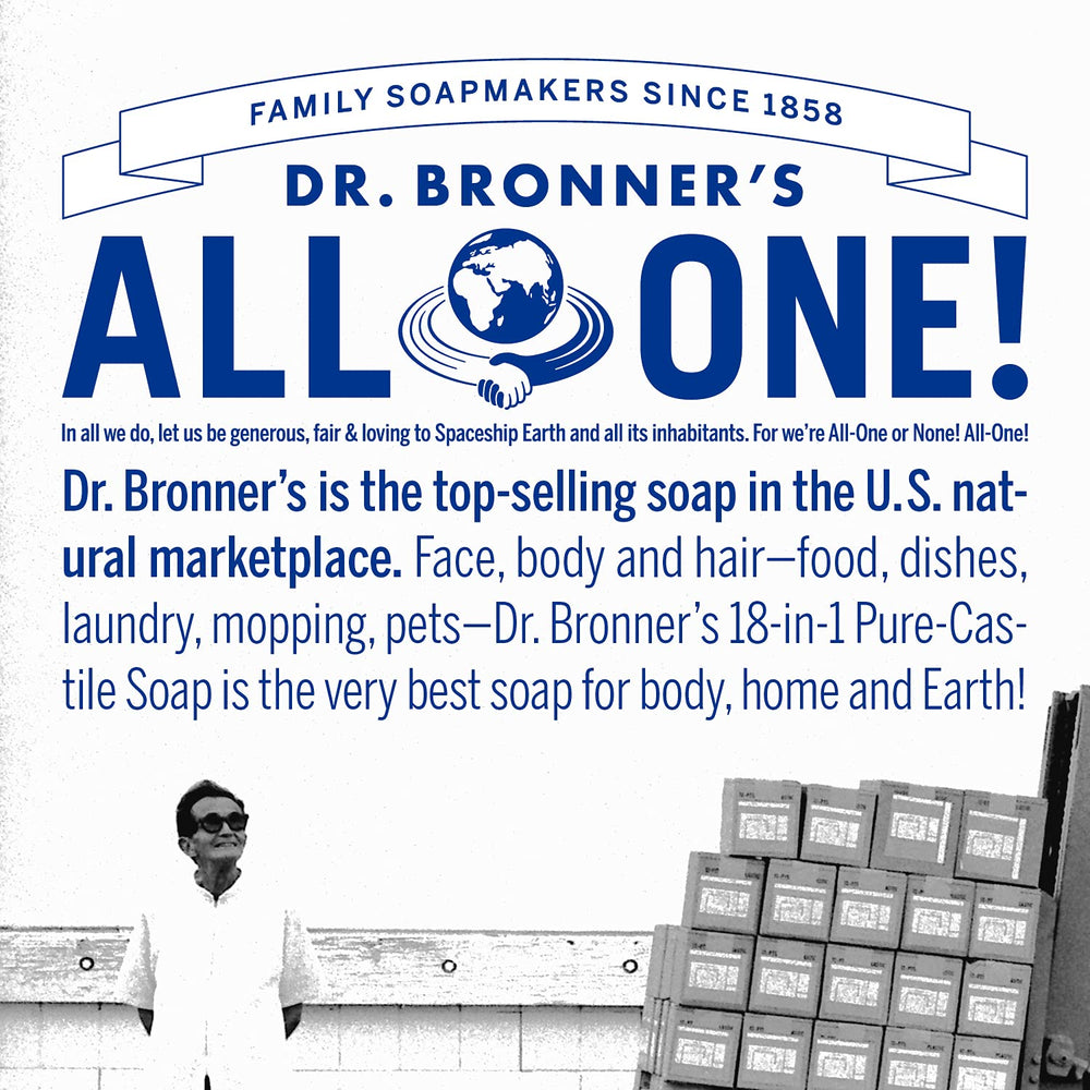 Dr. Bronner's rinçage capillaire bio Citrus Orange, utilisation quotidienne légère.