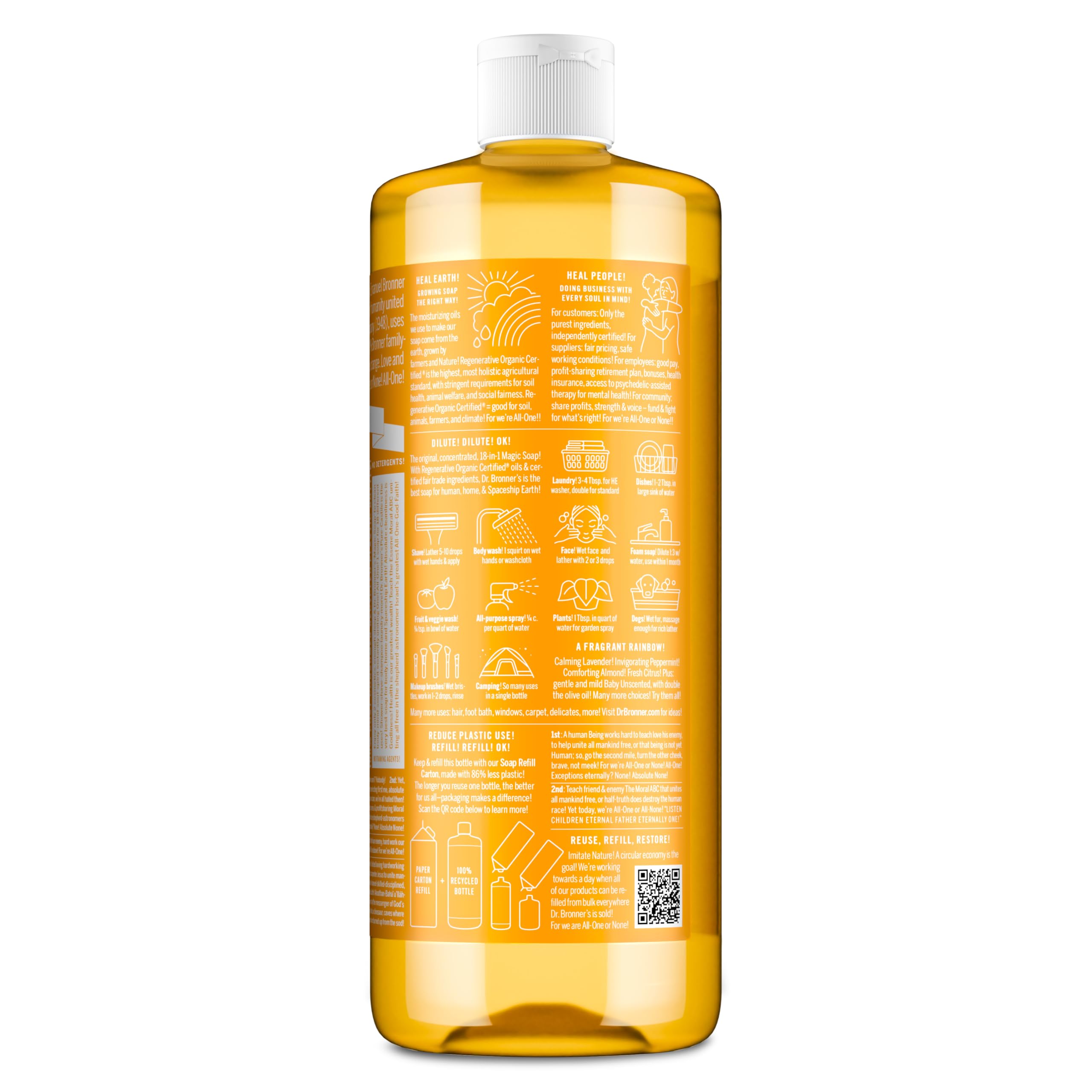 Rituel citronné et parfum frais avec Dr. Bronner's Citrus