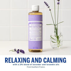 Dr. Bronner's Lavande: lavage du linge avec mousse douce et naturelle.