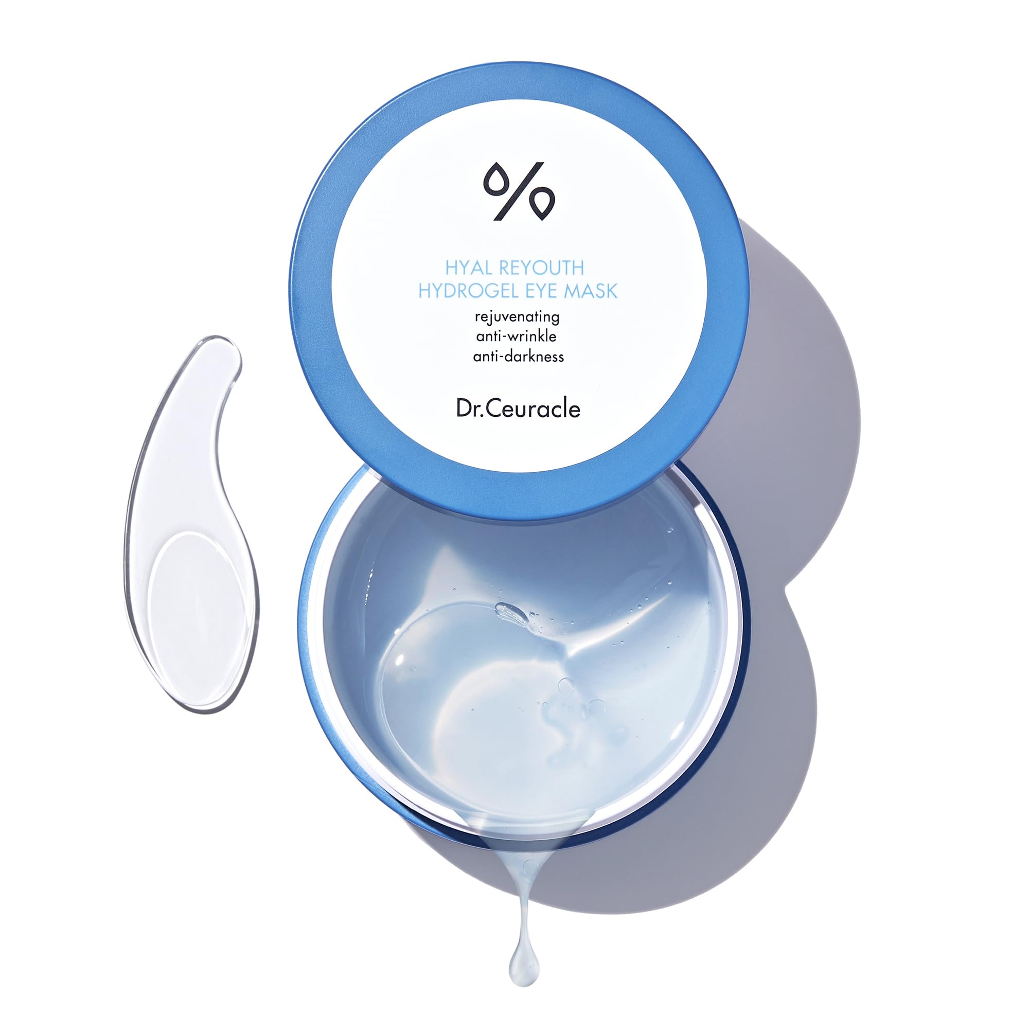 Dr. Ceuracle Hyal Reyouth, masque yeux hydrogel, hydratation ciblée pour le regard.