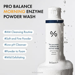 Dr. Ceuracle Pro Balance poudre enzyme complexe – élimine les impuretés et hydrate.