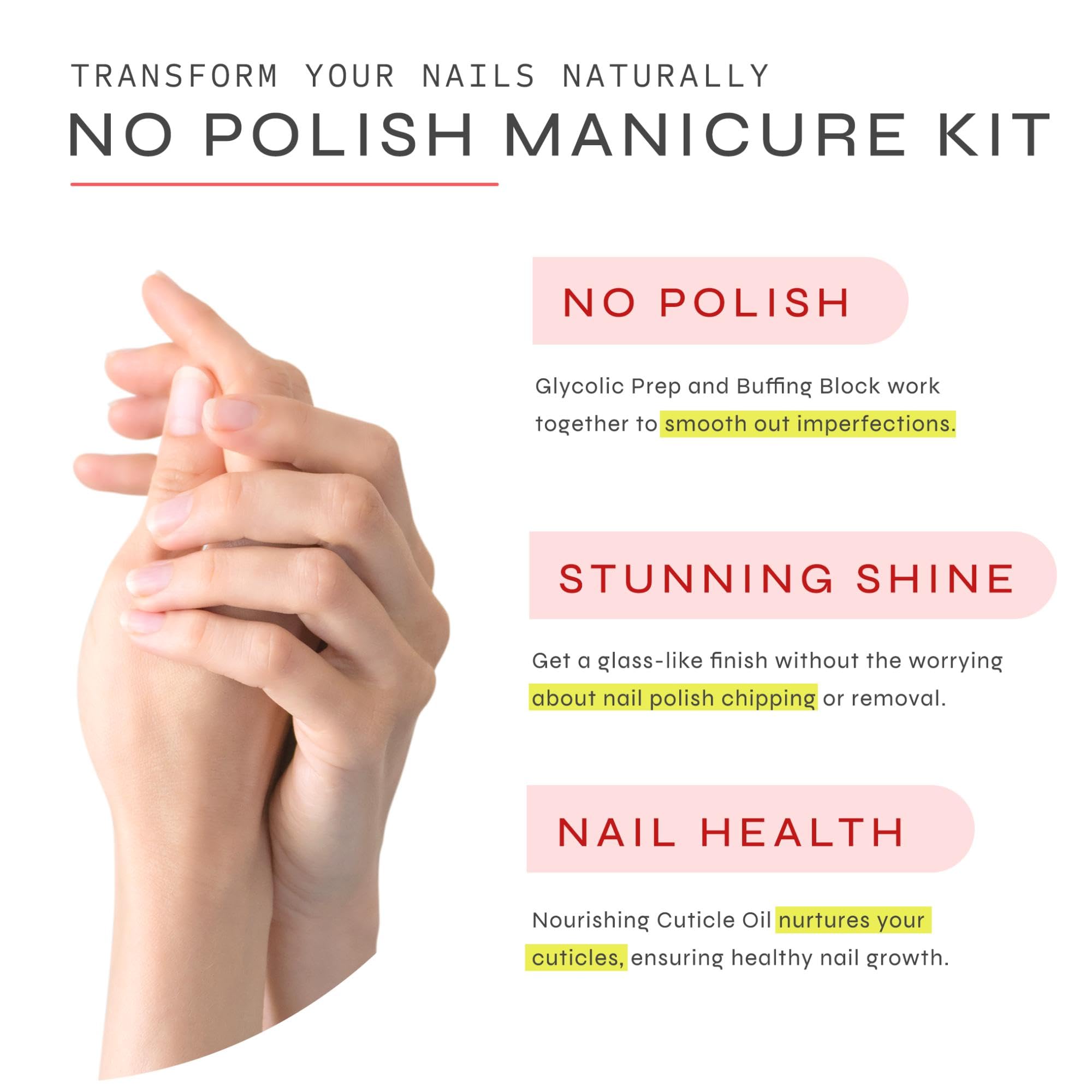 Dr. Dana Beauty bloc polissage tri-grit – fini lustré sans vernis