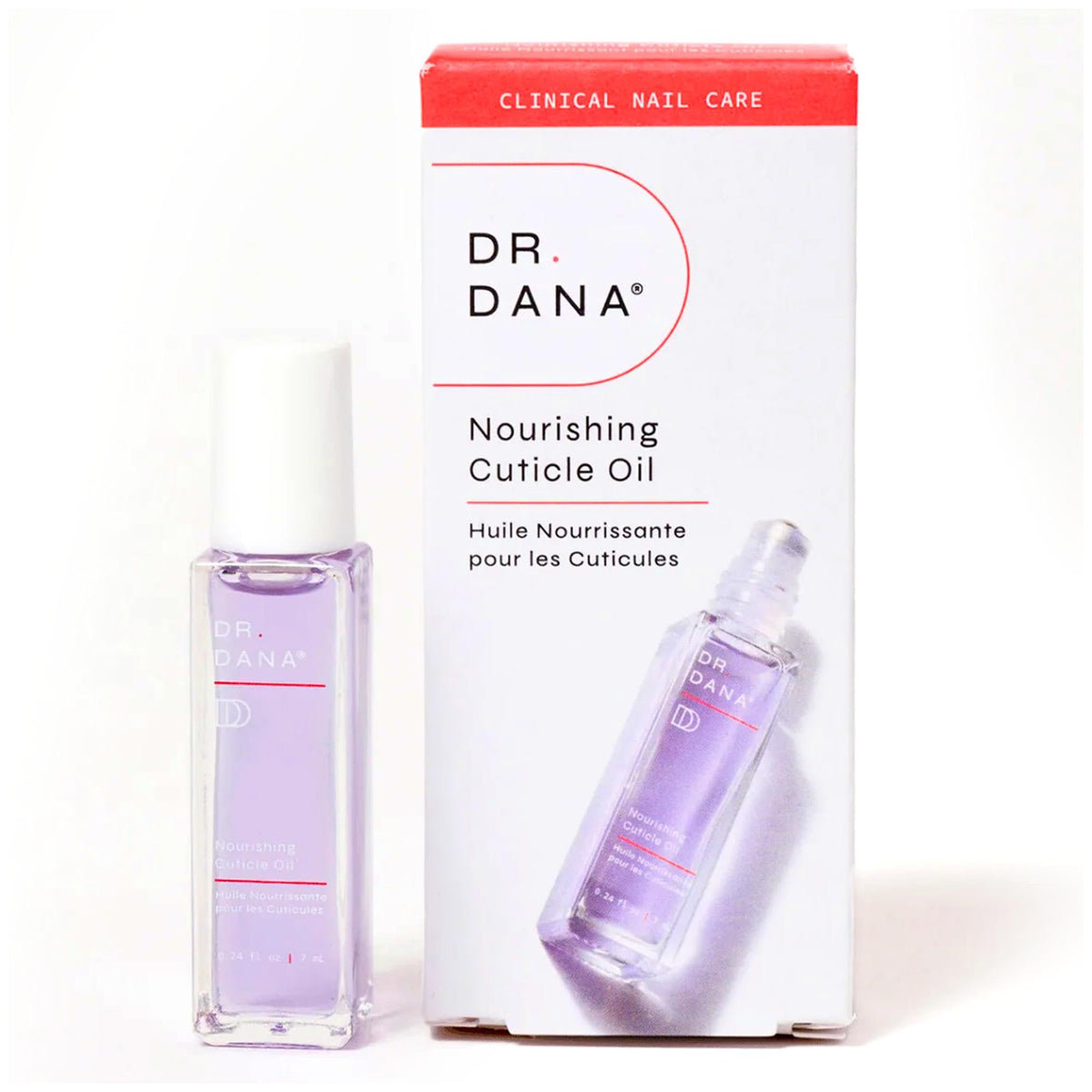 Huile-cuticule Dr. Dana indigo naturalis, bouteille, hydratation durable pour les cuticules.