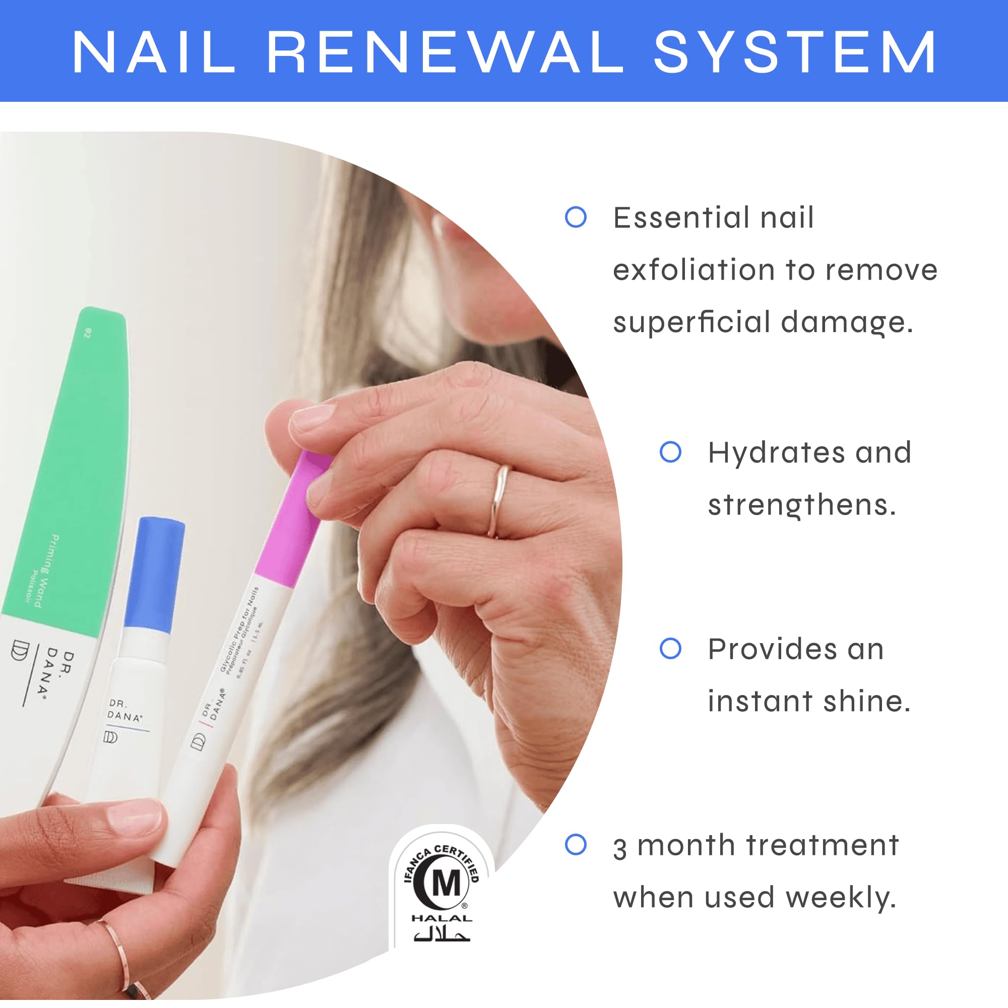 Dr. Dana Nail Repair Kit applicateur-primer: base parfaite pour une pose précise