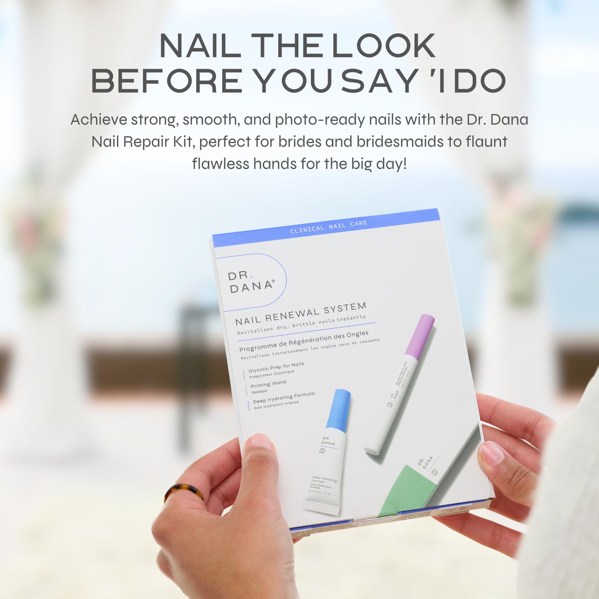 Dr. Dana Nail Repair Kit exfoliation-rituel: exfoliation douce pour renouveler les ongles