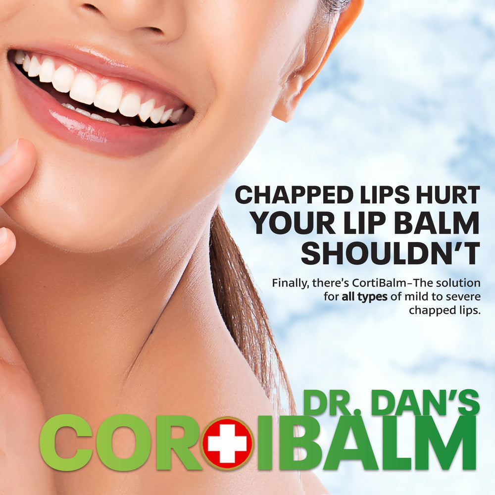 Dr. Dan's Cortibalm jar 3-pack label detail highlights 1% hydrocortisone