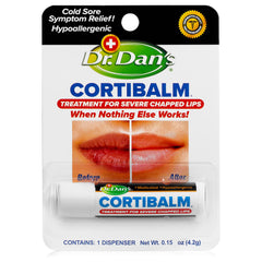 Dr. Dan's Cortibalm tube et emballage, praticité pour une application rapide.