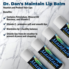 Dr. Dan's Maintain composition douce sans irritants pour lèvres sensibles